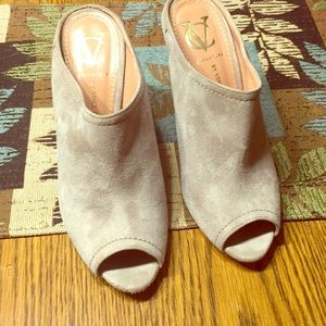 Vince Camuto Suede Dress Mules